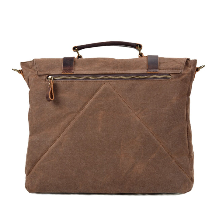 Canvas and Leather Shoulder Bag | BRUGGE