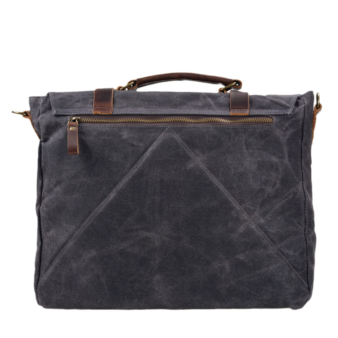 Canvas and Leather Shoulder Bag | BRUGGE