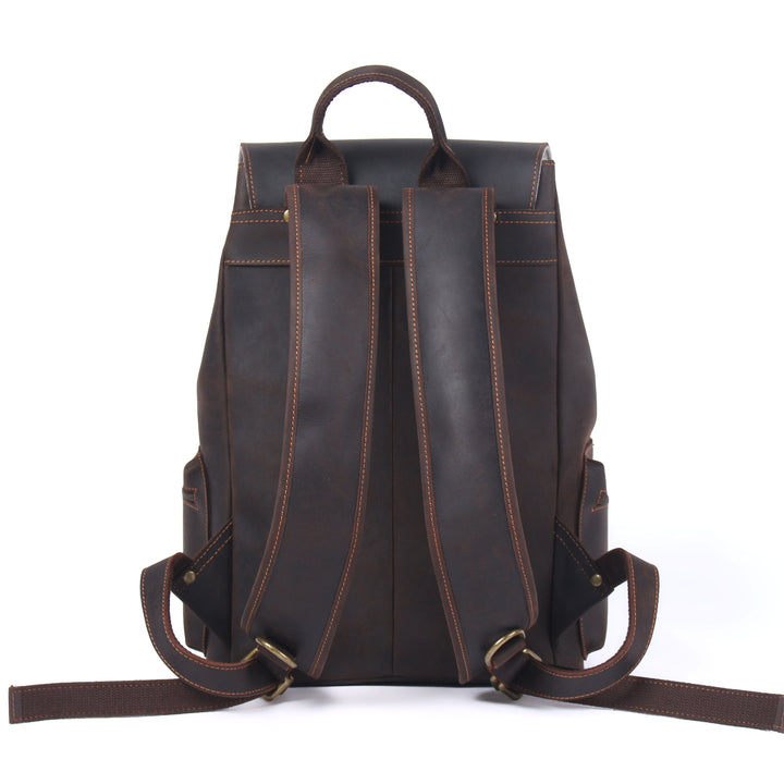 Leather Drawstring Backpack | FLAM