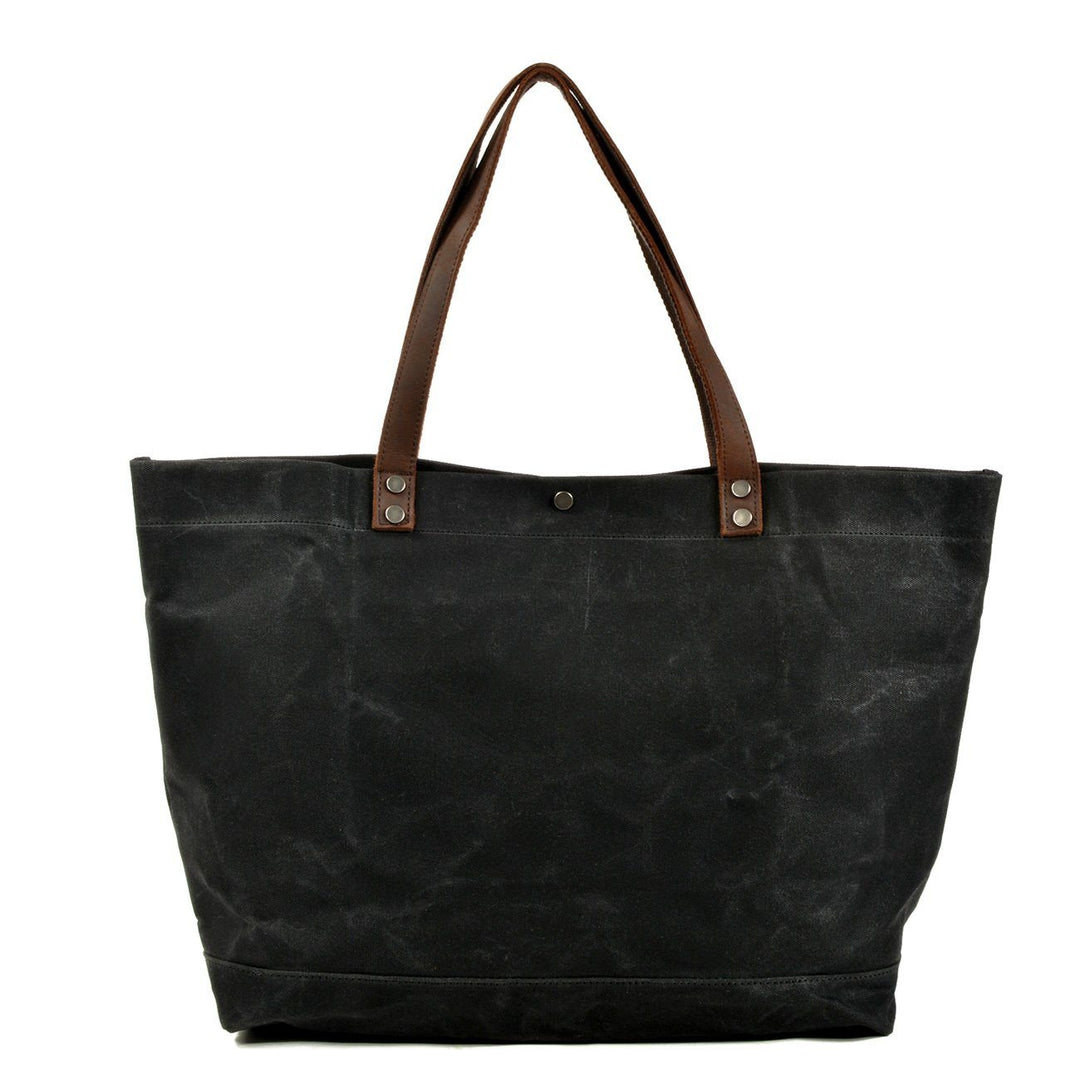 Washed Canvas Tote Bag | BOVEC