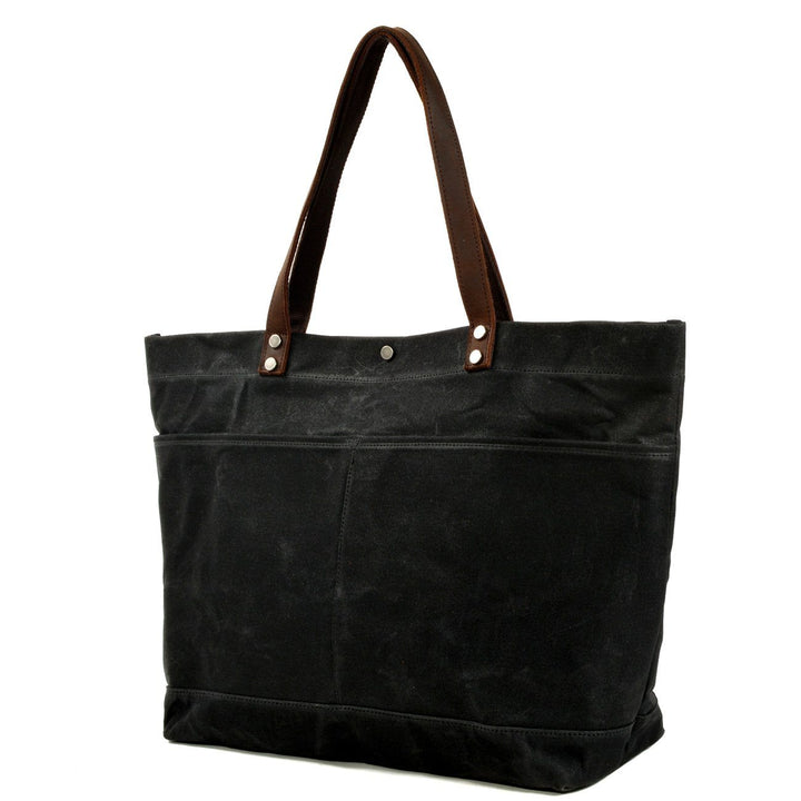 Washed Canvas Tote Bag | BOVEC