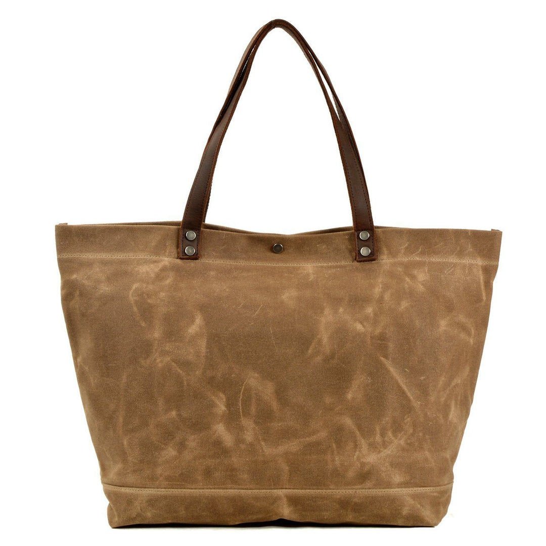 Washed Canvas Tote Bag | BOVEC