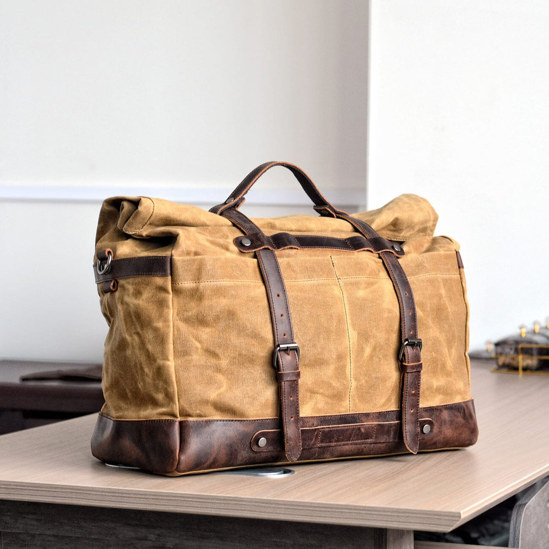 Waxed Canvas Weekend Bag | HALTI