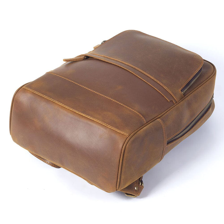 Genuine Leather Backpack | OXFORD