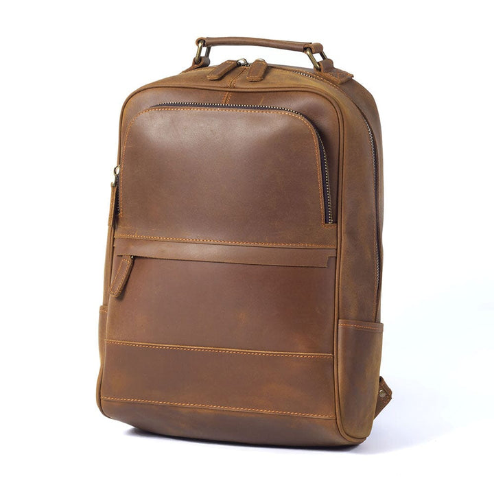 Genuine Leather Backpack | OXFORD