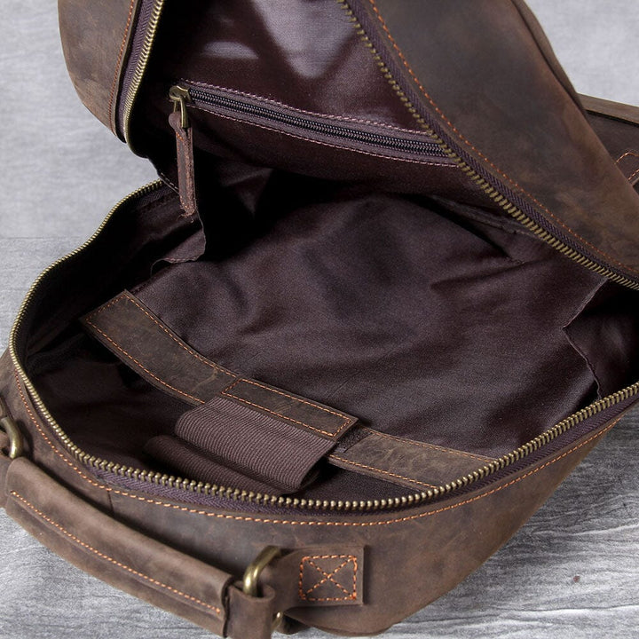 Genuine Leather Backpack | OXFORD