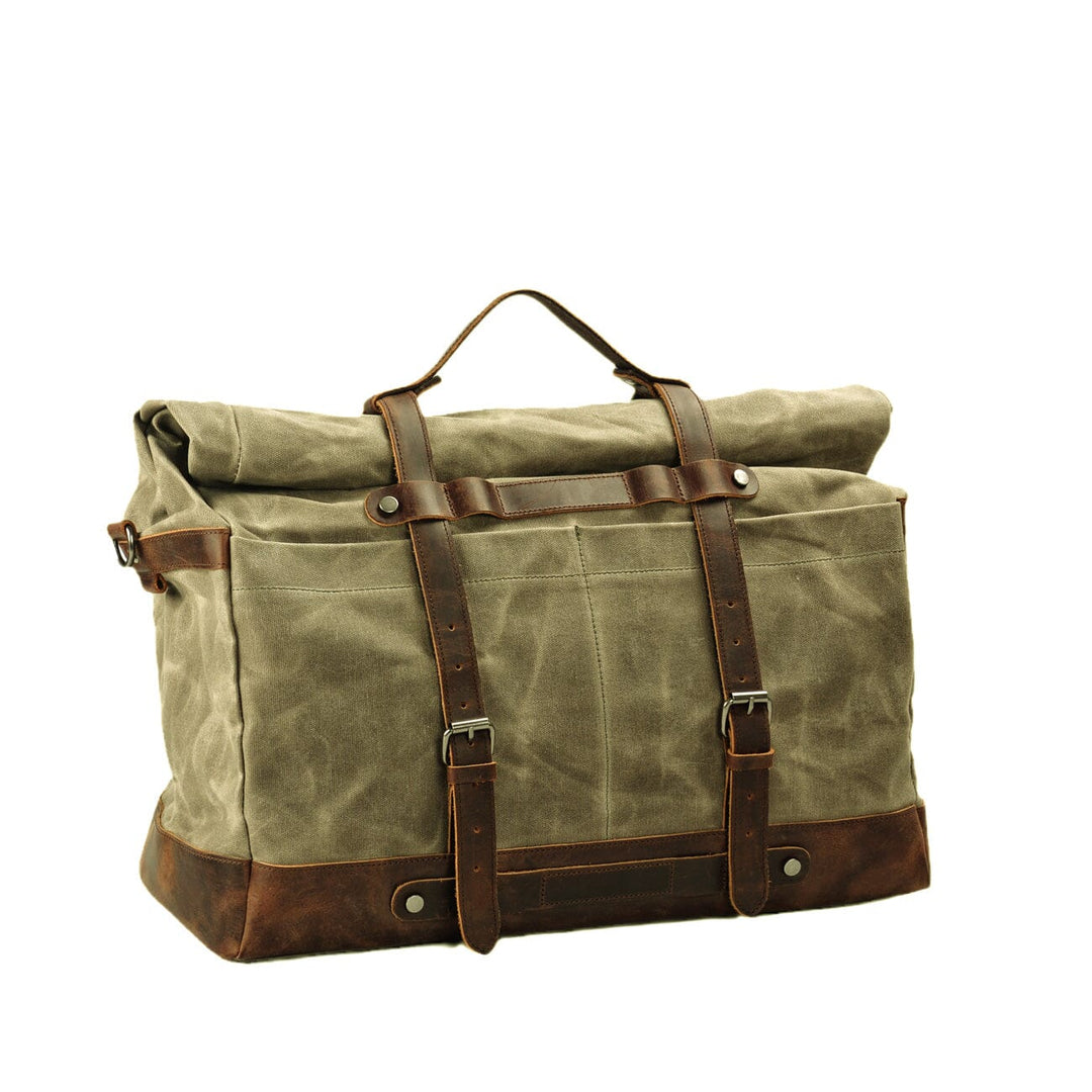 Waxed Canvas Weekend Bag | HALTI