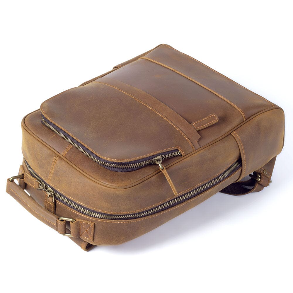 Genuine Leather Backpack | OXFORD