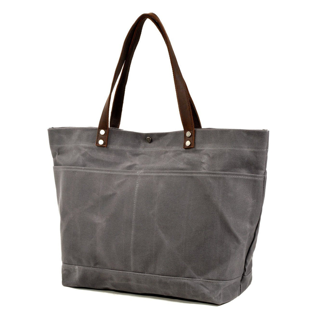 Washed Canvas Tote Bag | BOVEC