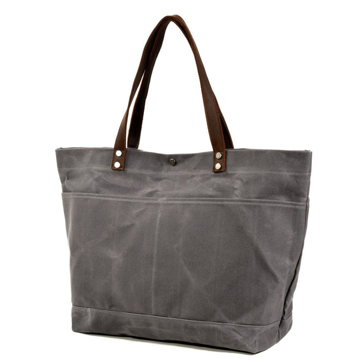 Washed Canvas Tote Bag | BOVEC
