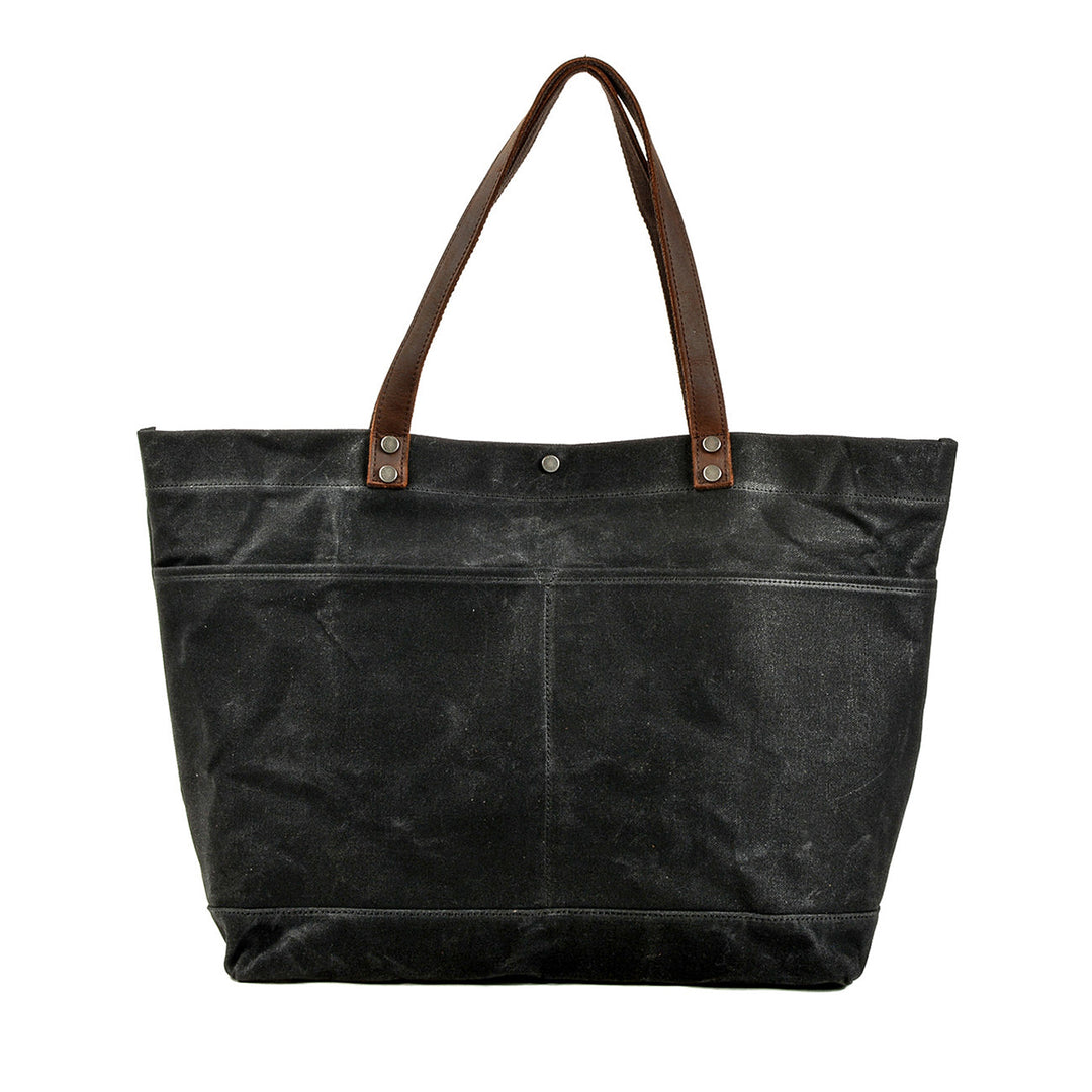 Washed Canvas Tote Bag | BOVEC