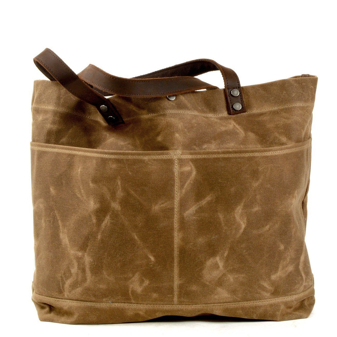 Washed Canvas Tote Bag | BOVEC