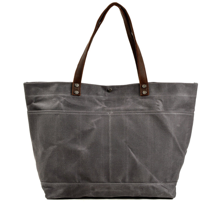 Washed Canvas Tote Bag | BOVEC