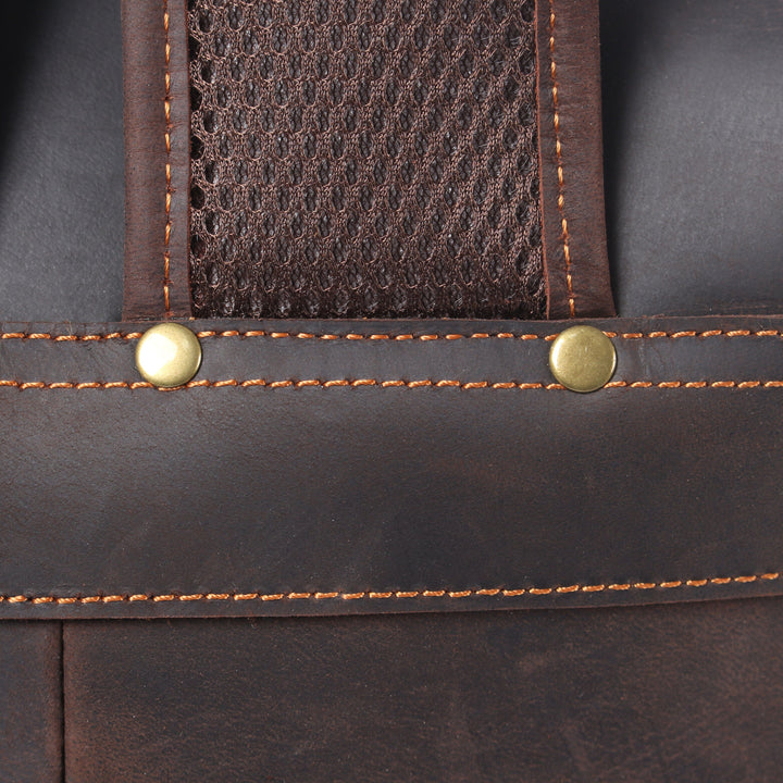 Leather Drawstring Backpack | FLAM